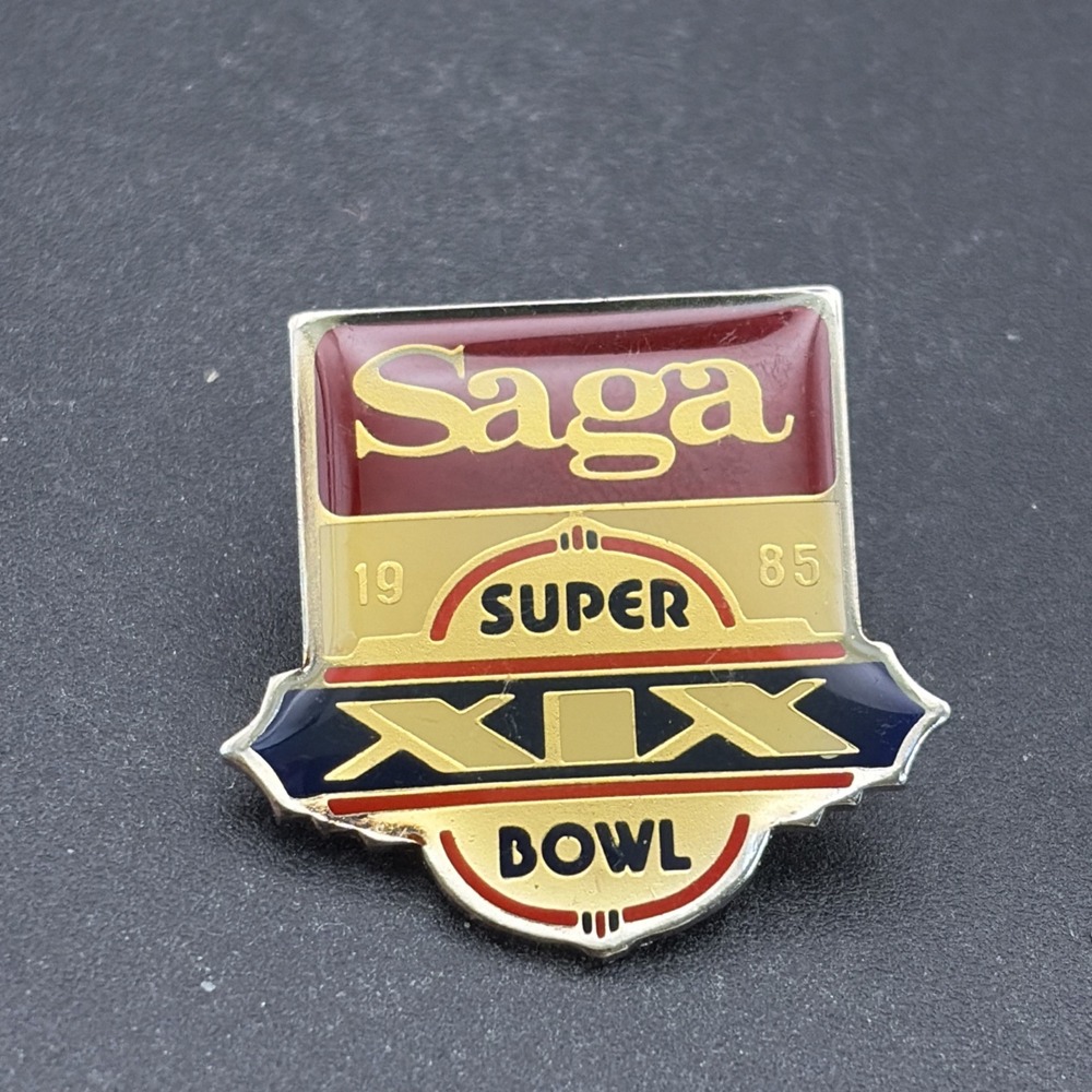 Super‎ Bowl XIX NFL Football Saga Lapel Hat Pin